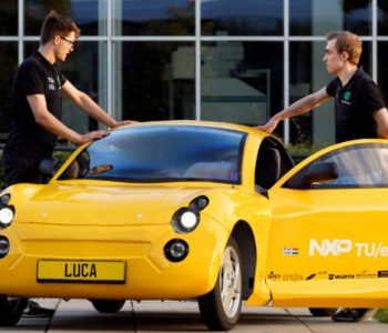 This 100% recycled material car was made by Dutch students